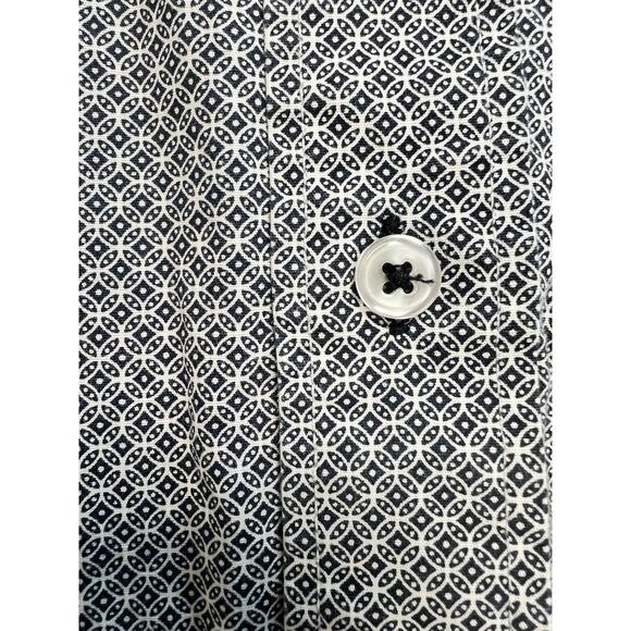 Nick Graham Everywhere Mens Shirt Size LARGE Black White Long‎ Sleeve - Picture 5 of 9